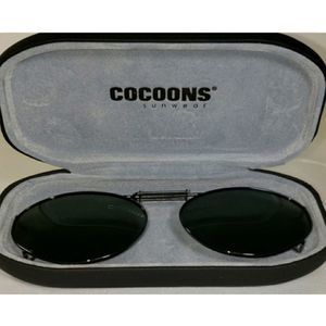 Cocoons Oval Clip-on Sunglasses